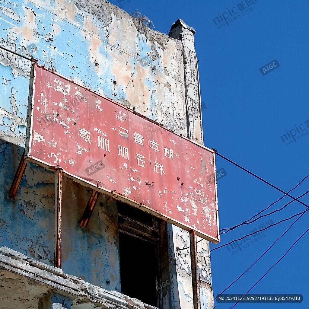 破舊店招