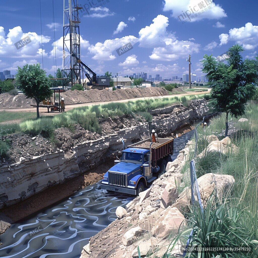 運河開挖場景