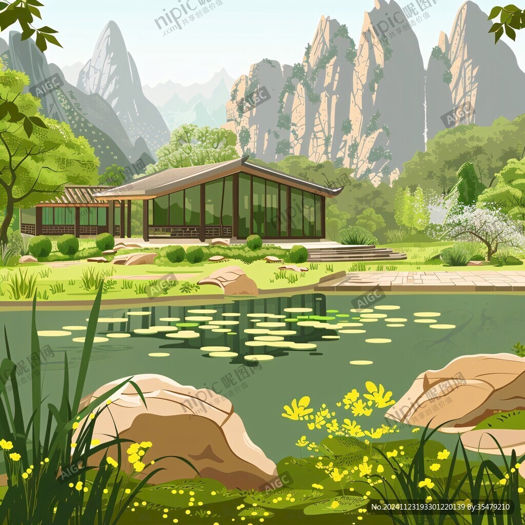 山水庭院