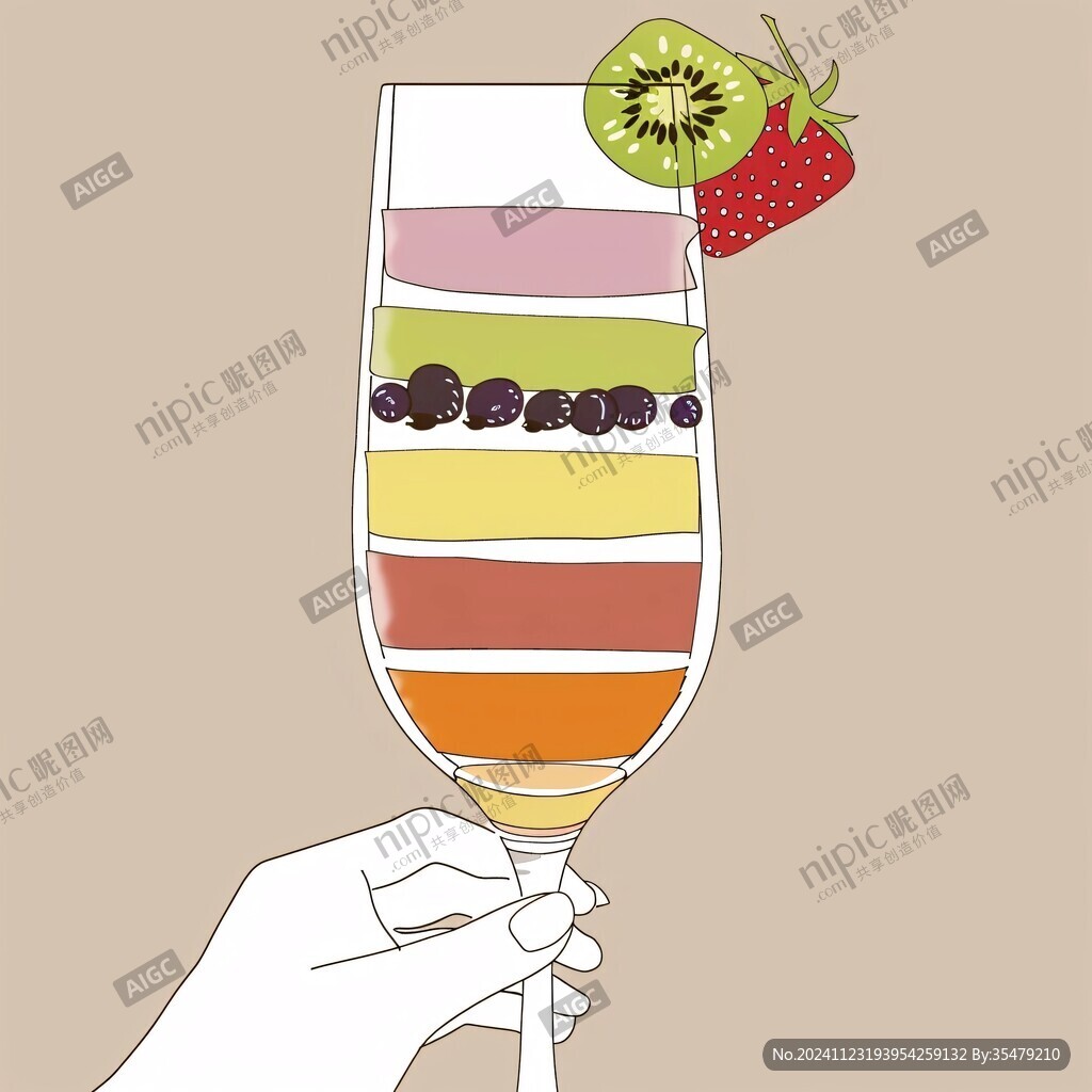 一杯果味氣泡酒