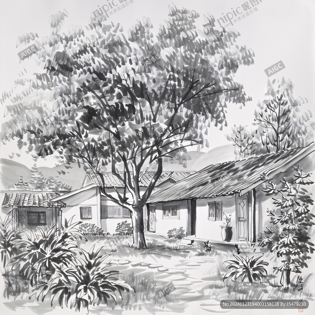 農家小院速寫