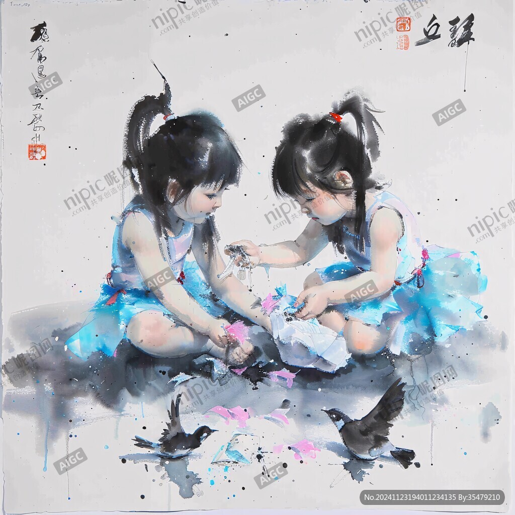 水墨童趣