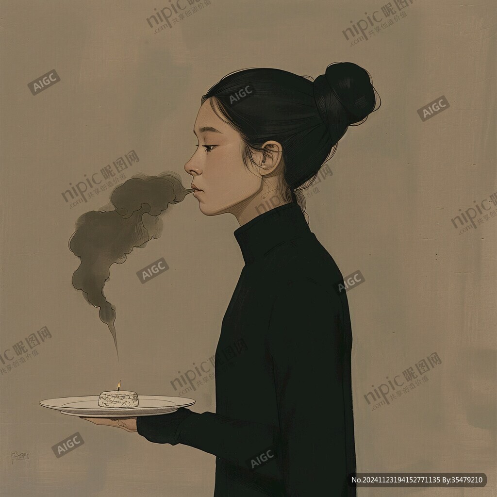 插畫人像