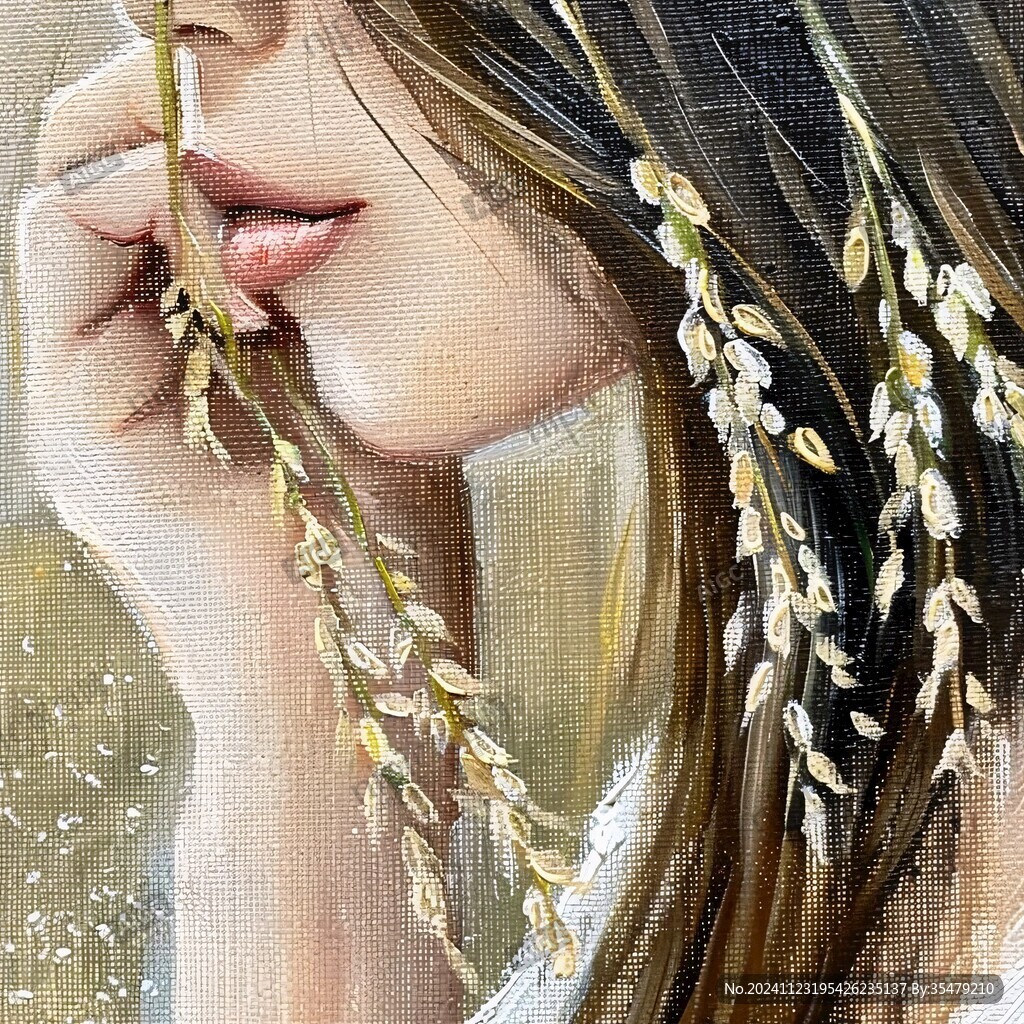手繪莜麥插畫