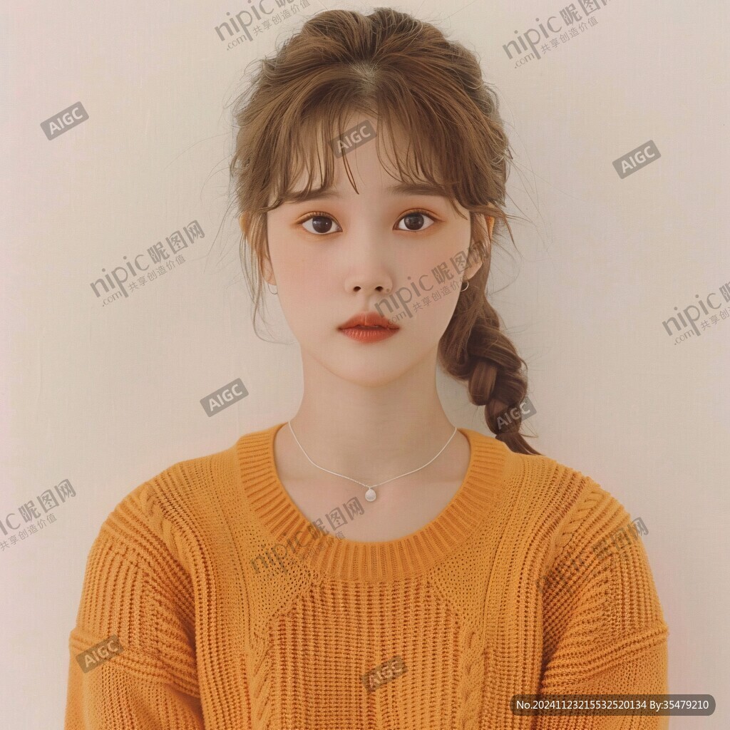 麻花辮女生