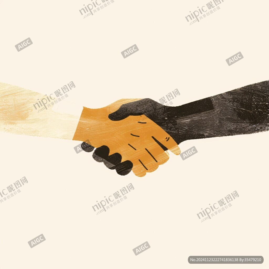 握手圖形設計