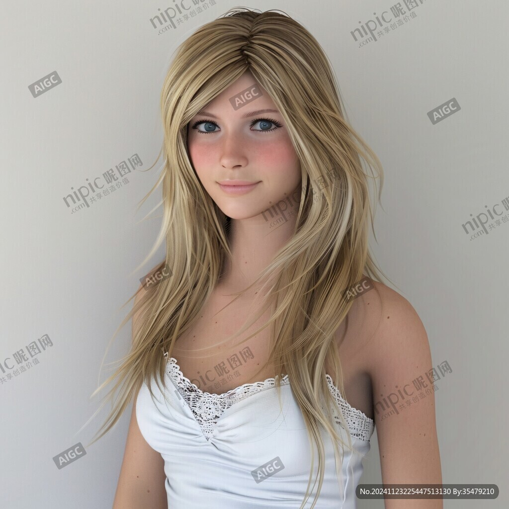 3d美女