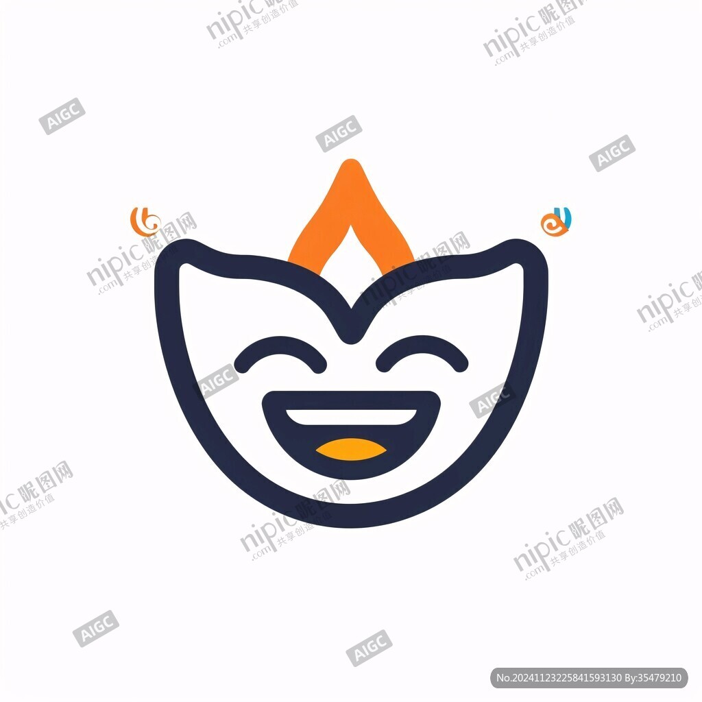 滑稽人logo
