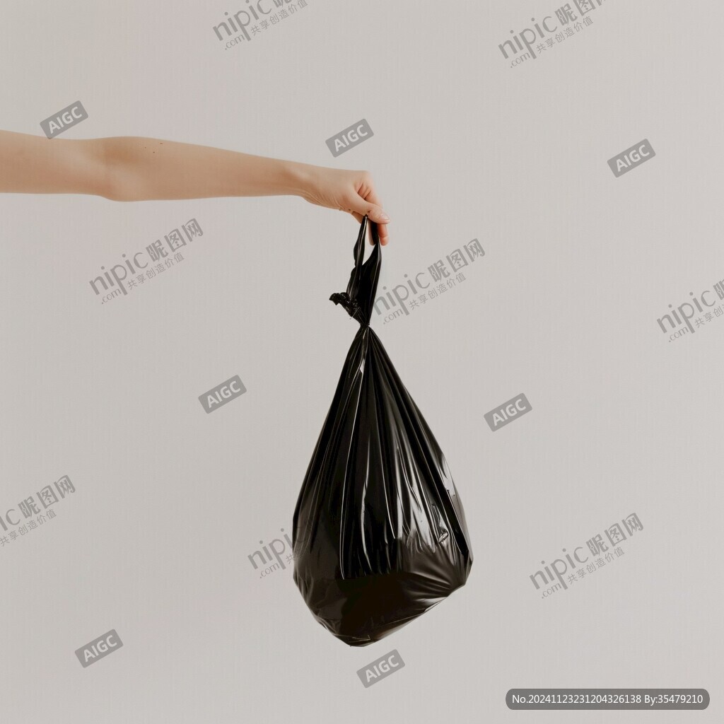 手提垃圾袋