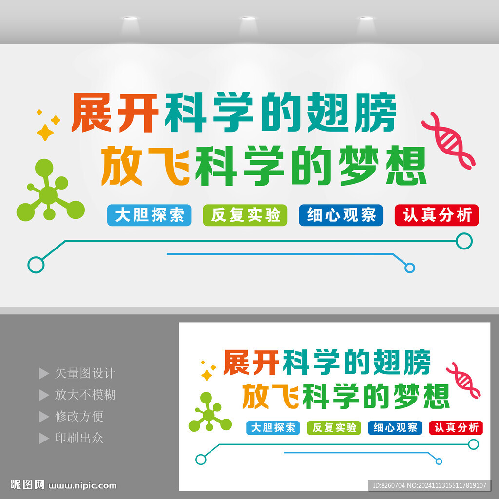 科學(xué)室背景墻