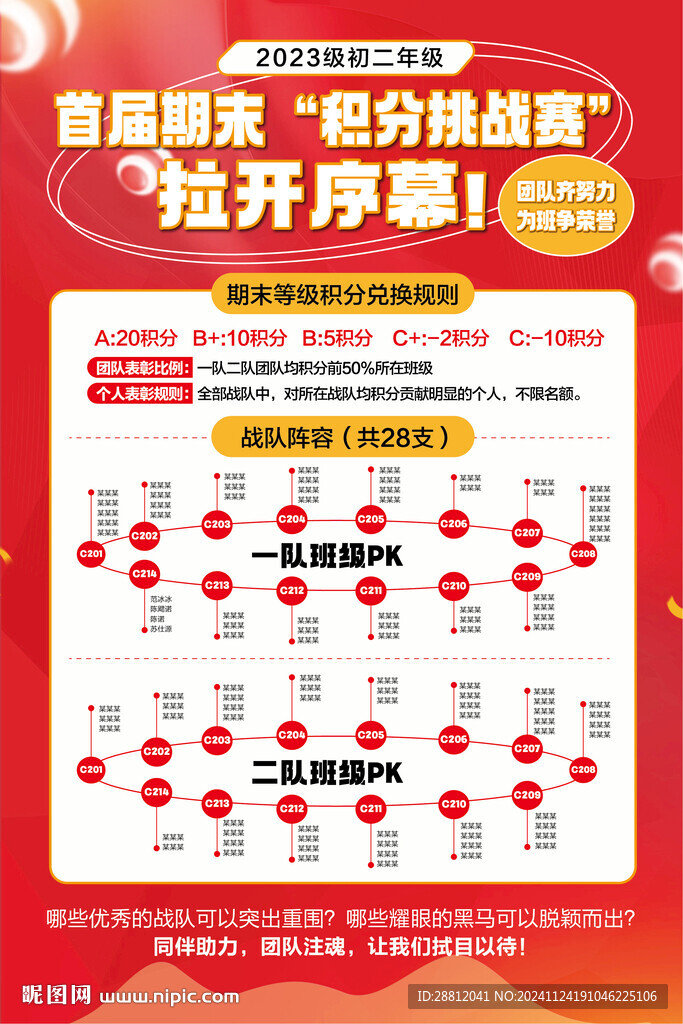 積分挑戰賽海報