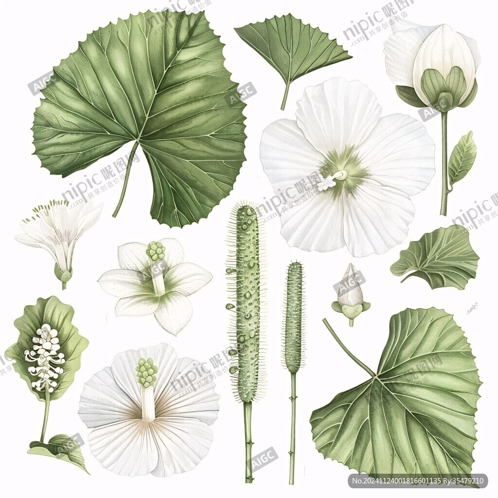 手繪虎耳草