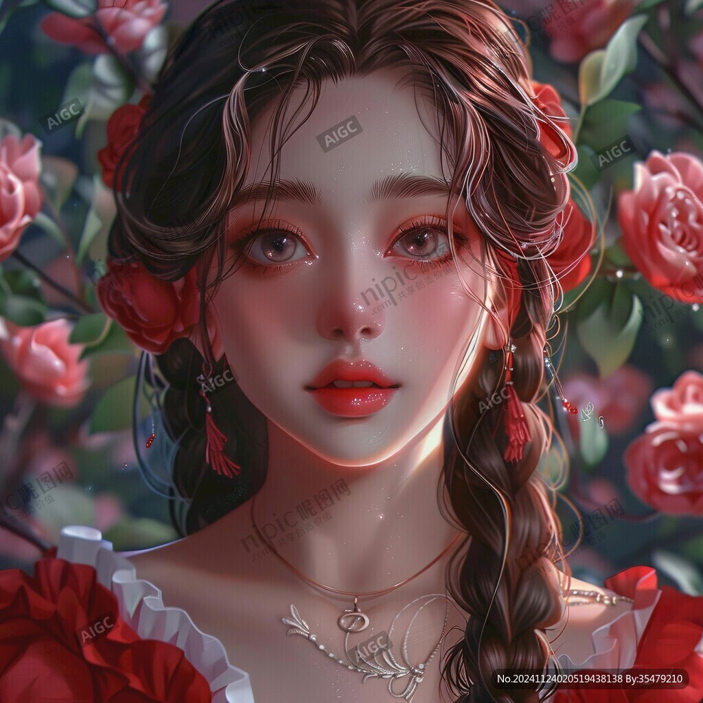 寫實人物插畫