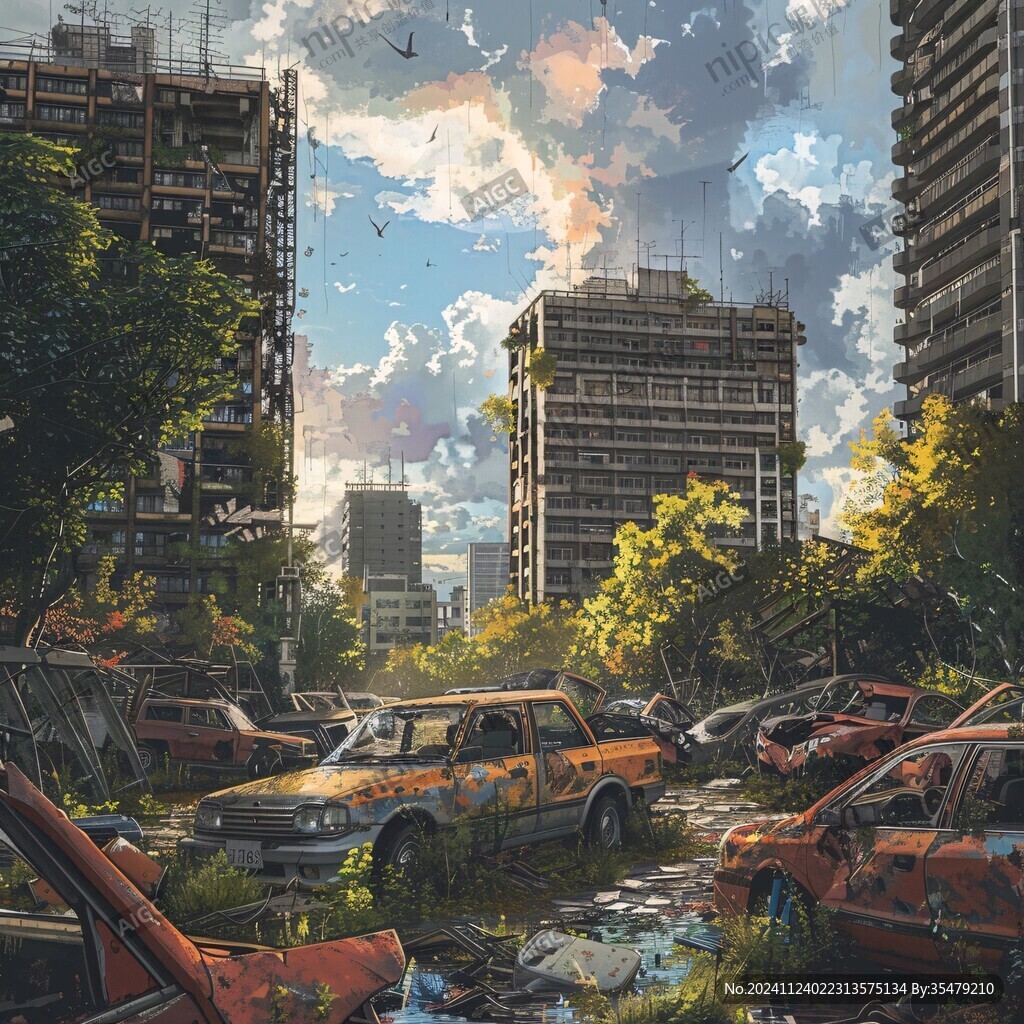 荒廢的城市
