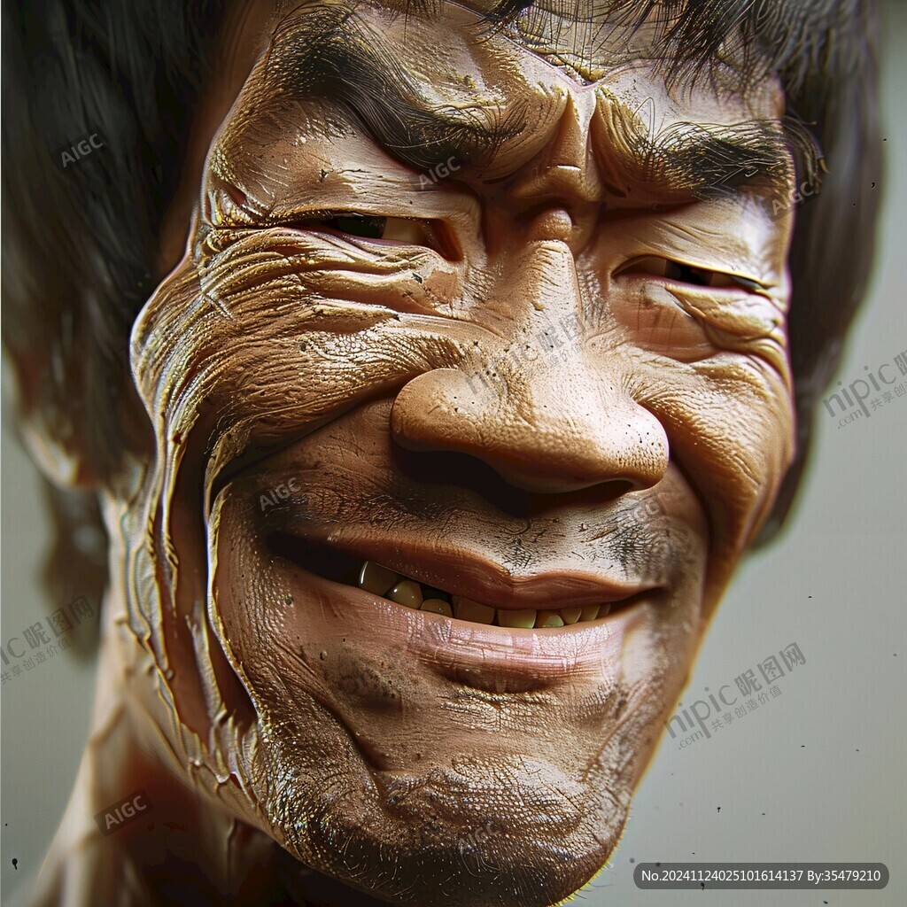 陶泥人像細節