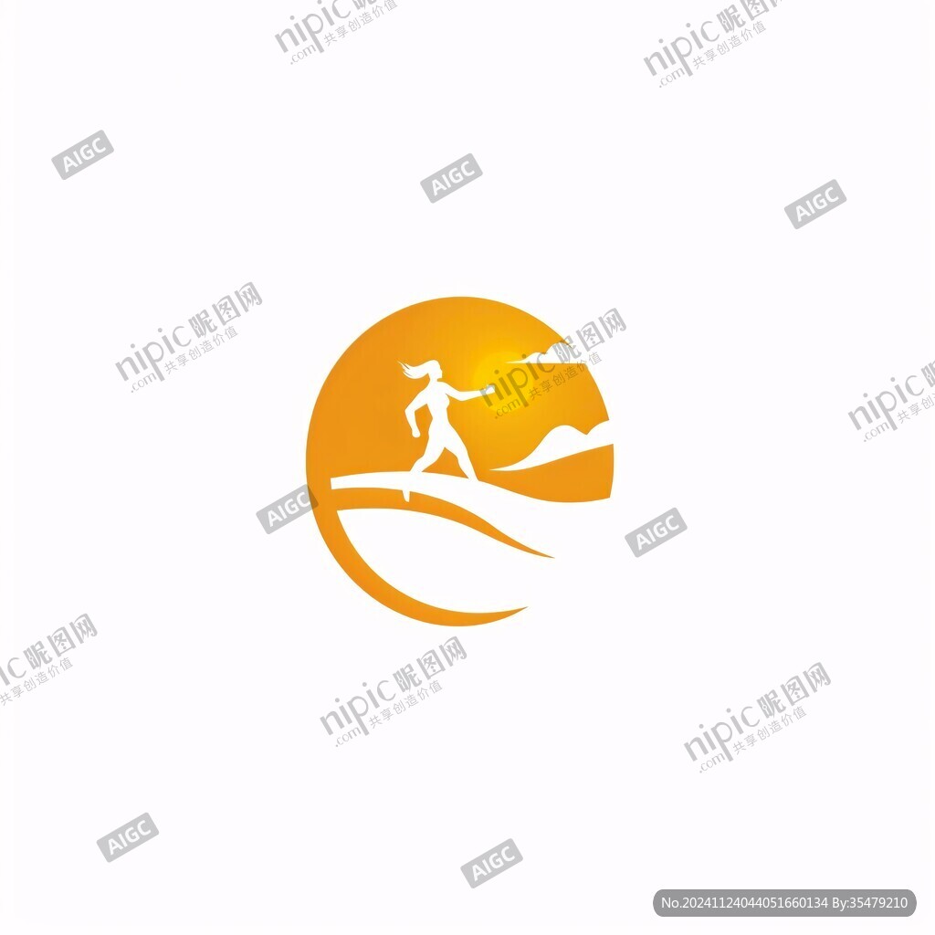 創意跑步logo設計