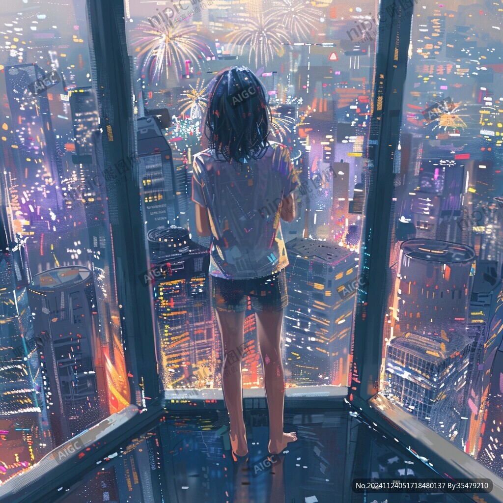 天臺插畫