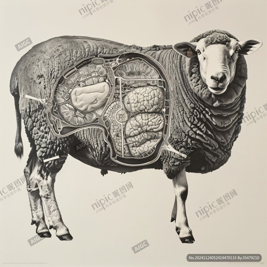 牛肉面版畫