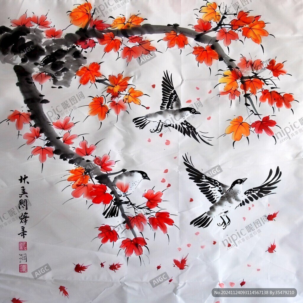 楓葉美術繪畫