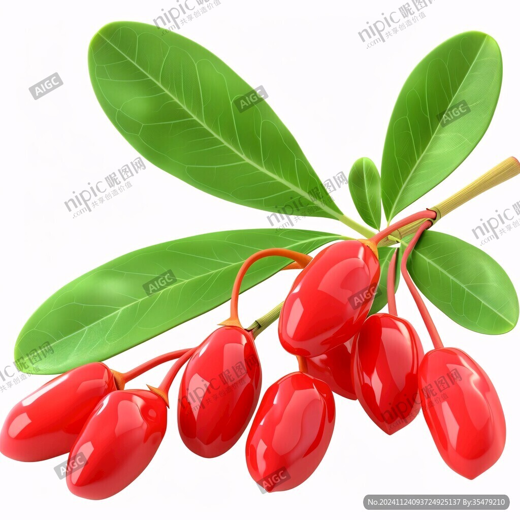 手繪枸杞果