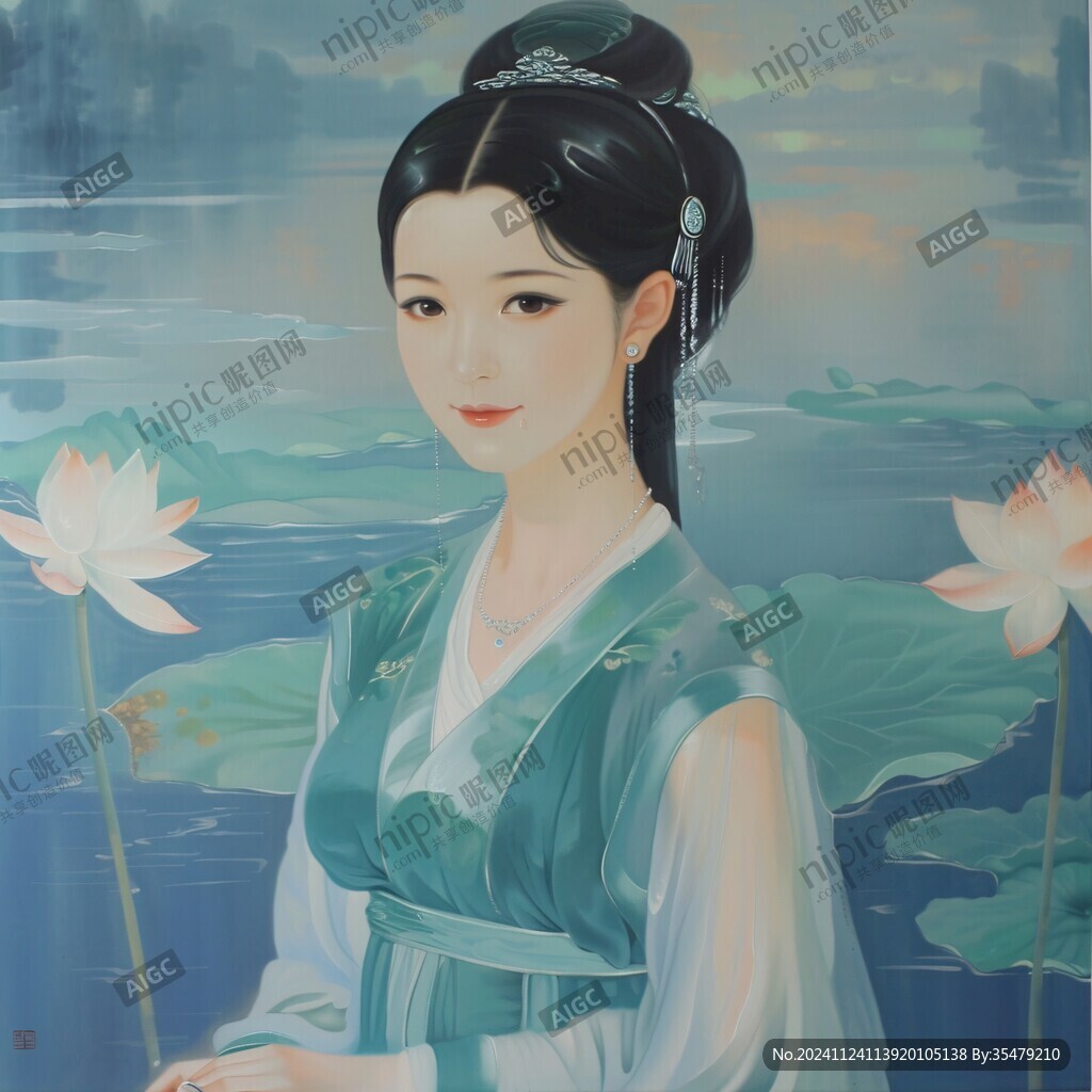 鼠繪古代美女