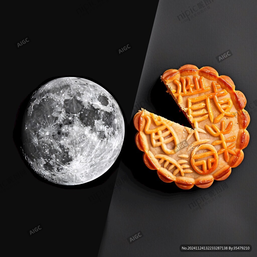 中秋月餅創(chuàng)意圖案
