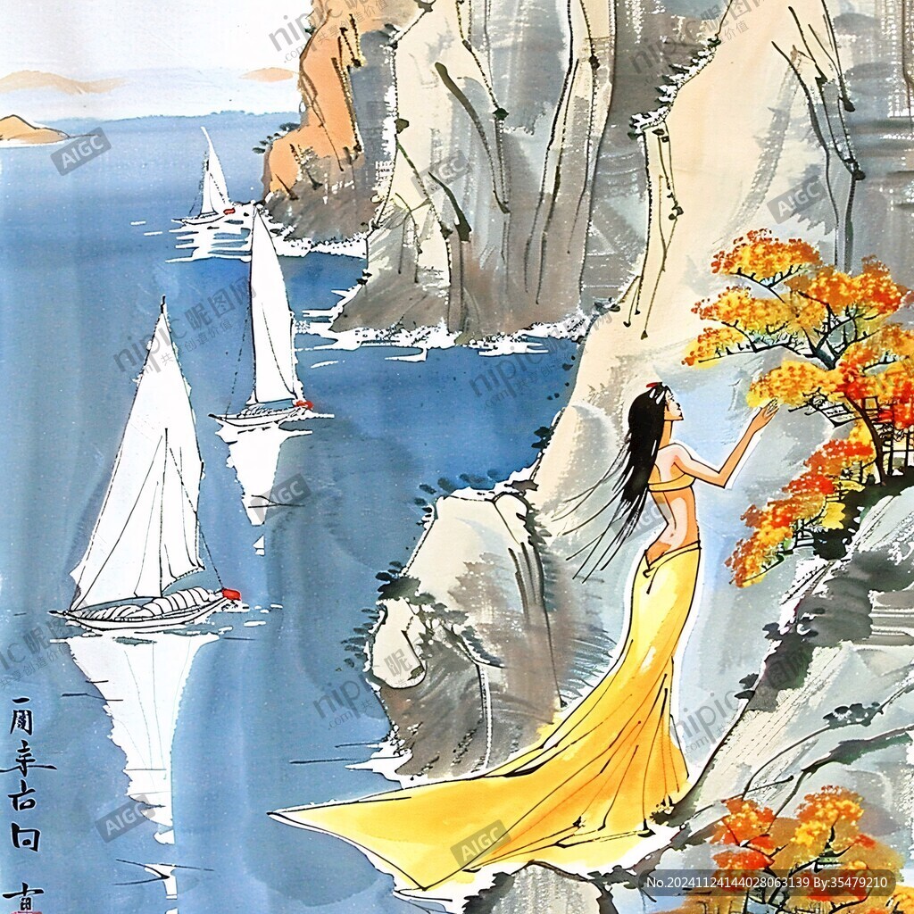 瞿塘峽插畫