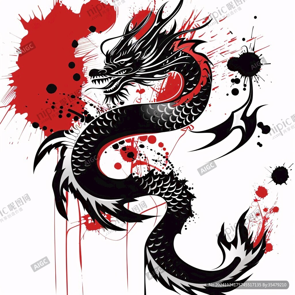 霸氣龍圖案