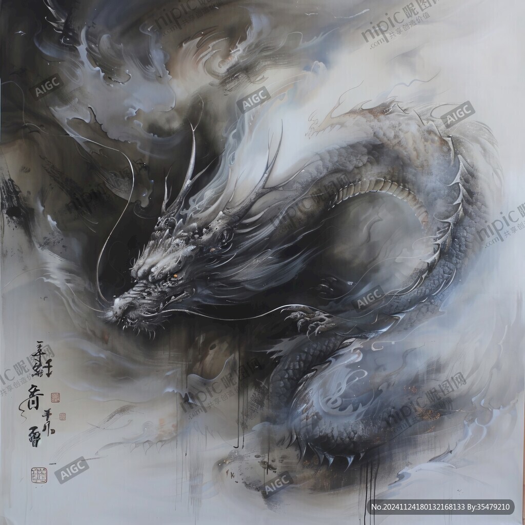 高清龍壁畫
