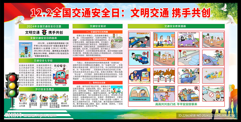 交通安全知識宣傳欄