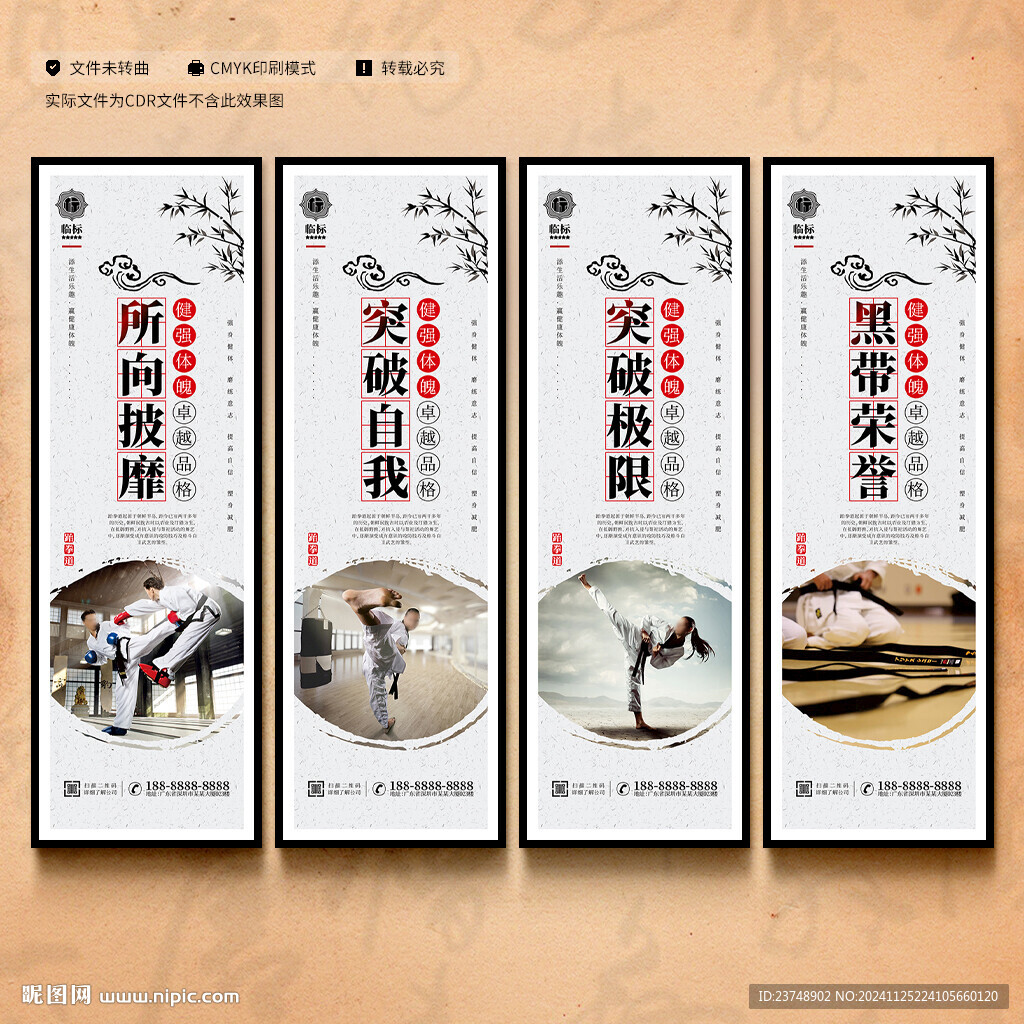 跆拳道展板
