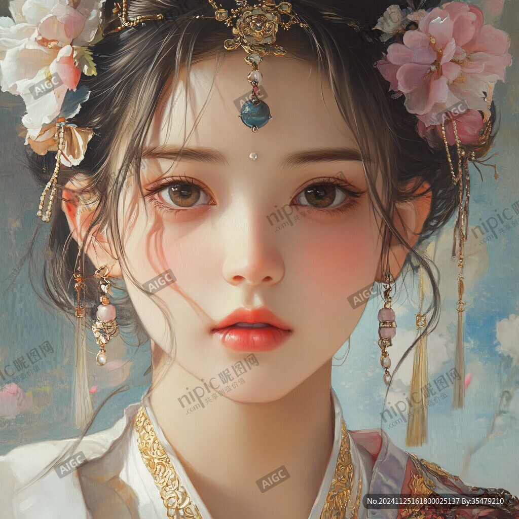 板繪人像