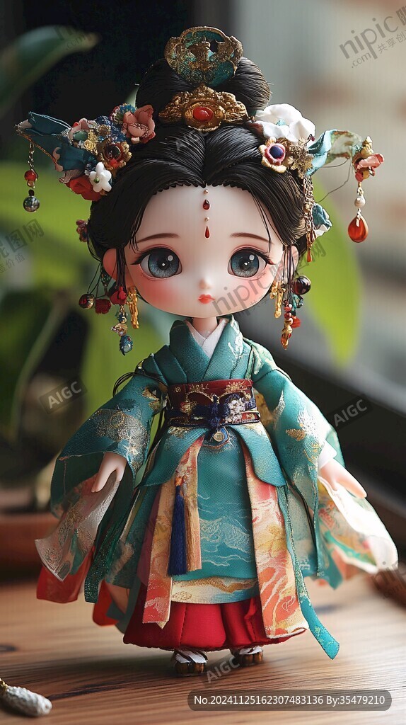 漢服卡通娃娃