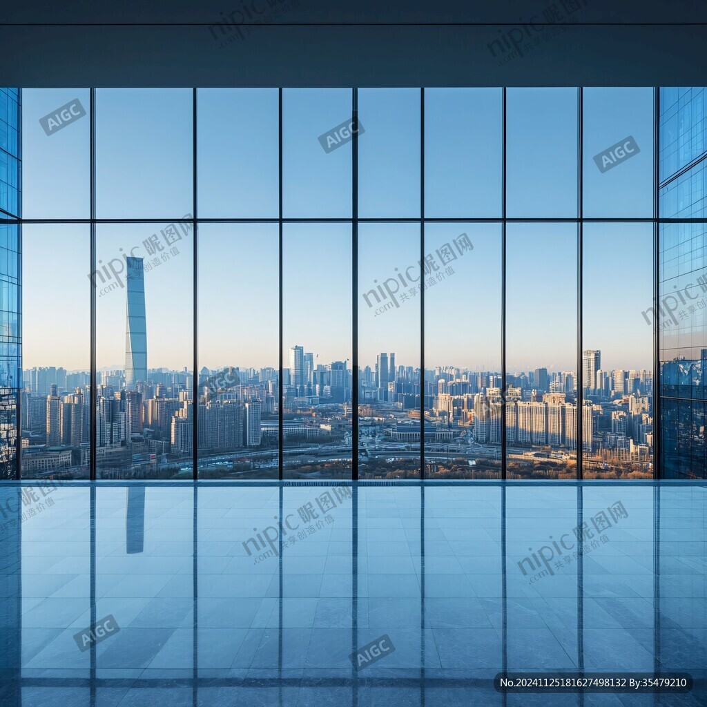 玻璃外的城市風光