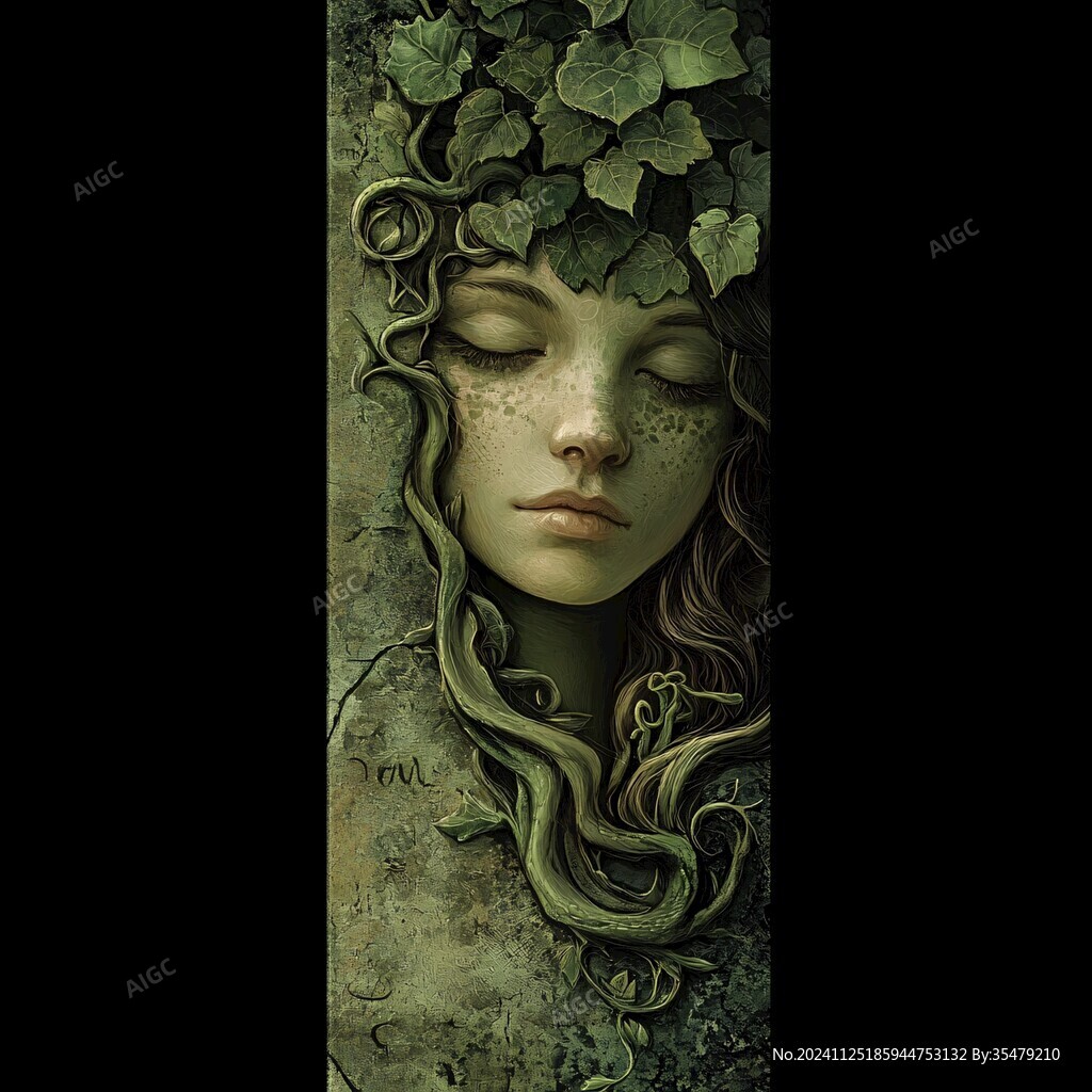 3d浮雕插畫