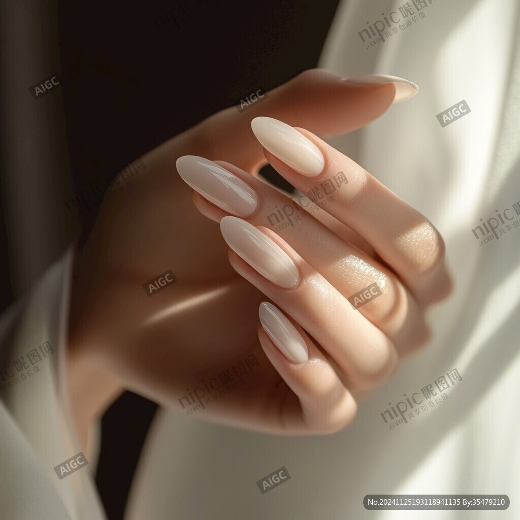 美女手指甲