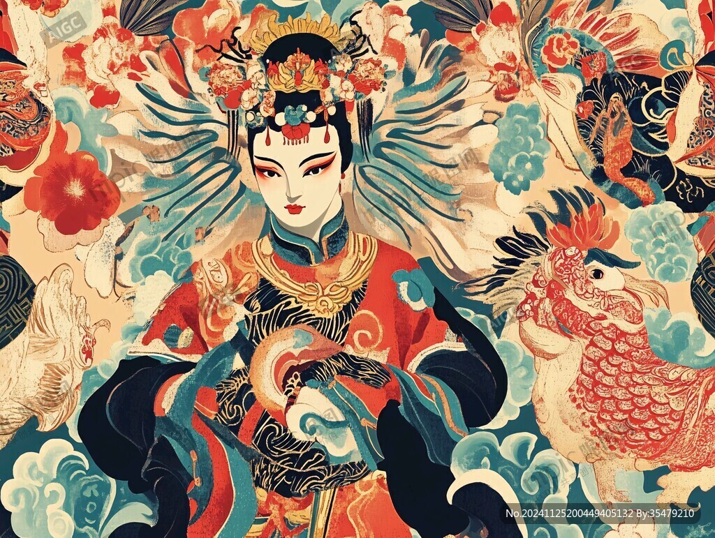 插畫武旦