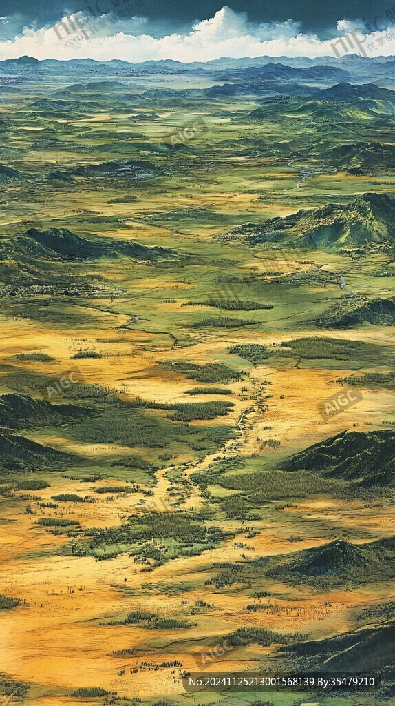 俯瞰內(nèi)蒙大地