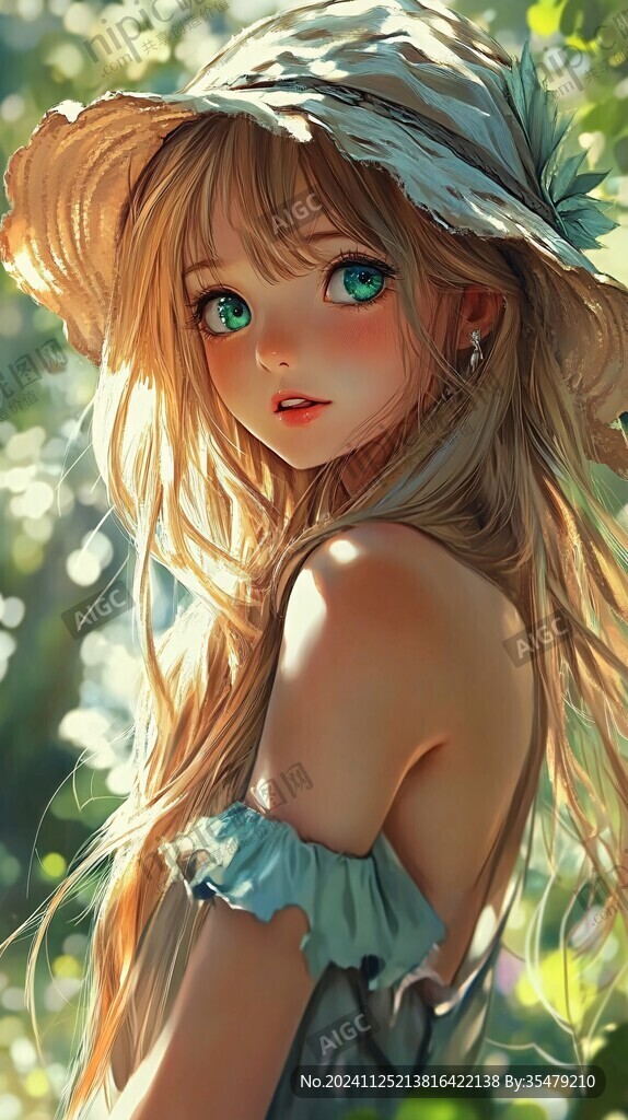 板繪少女插畫