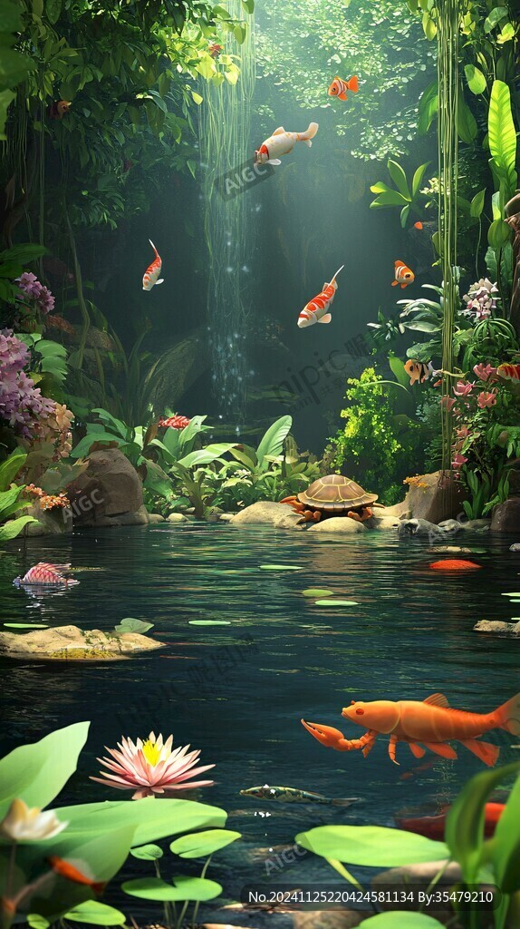水族箱場景設計