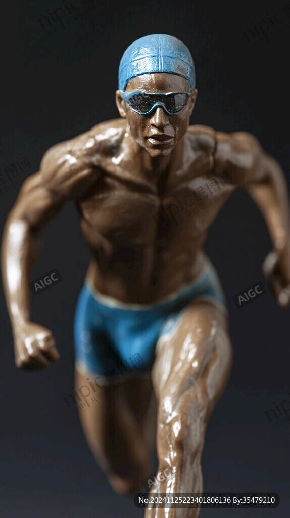 運動人物擺件