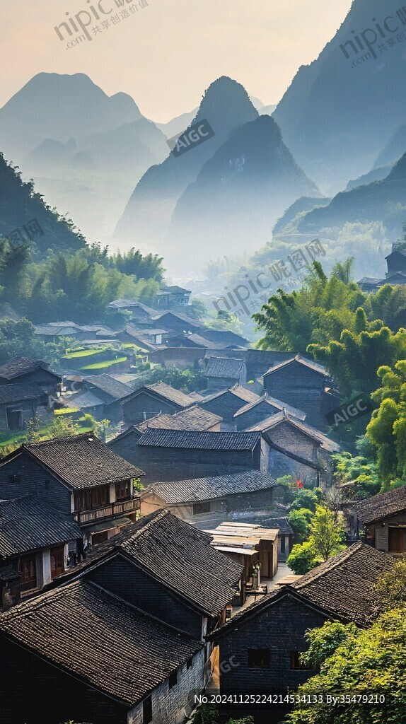 龍脊早晨