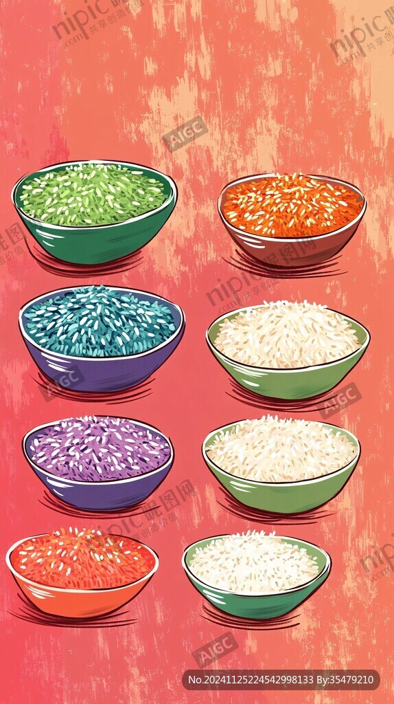 雜糧插畫