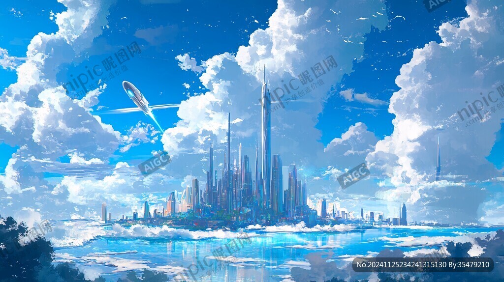 幻想城市風(fēng)景