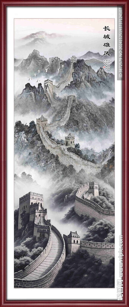 油畫長(zhǎng)城