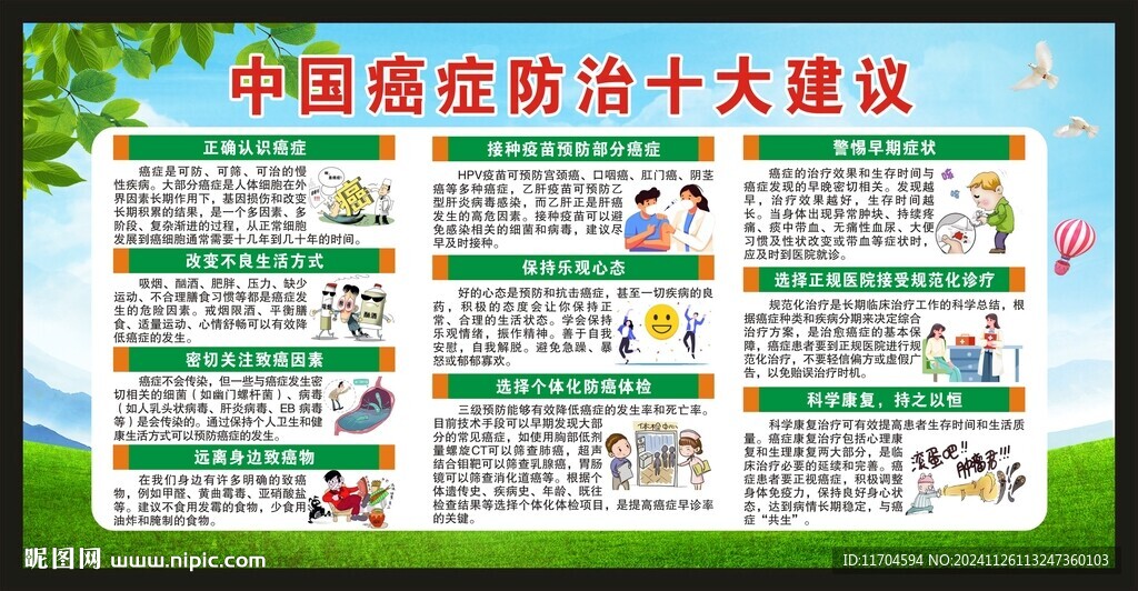 癌癥日宣傳欄