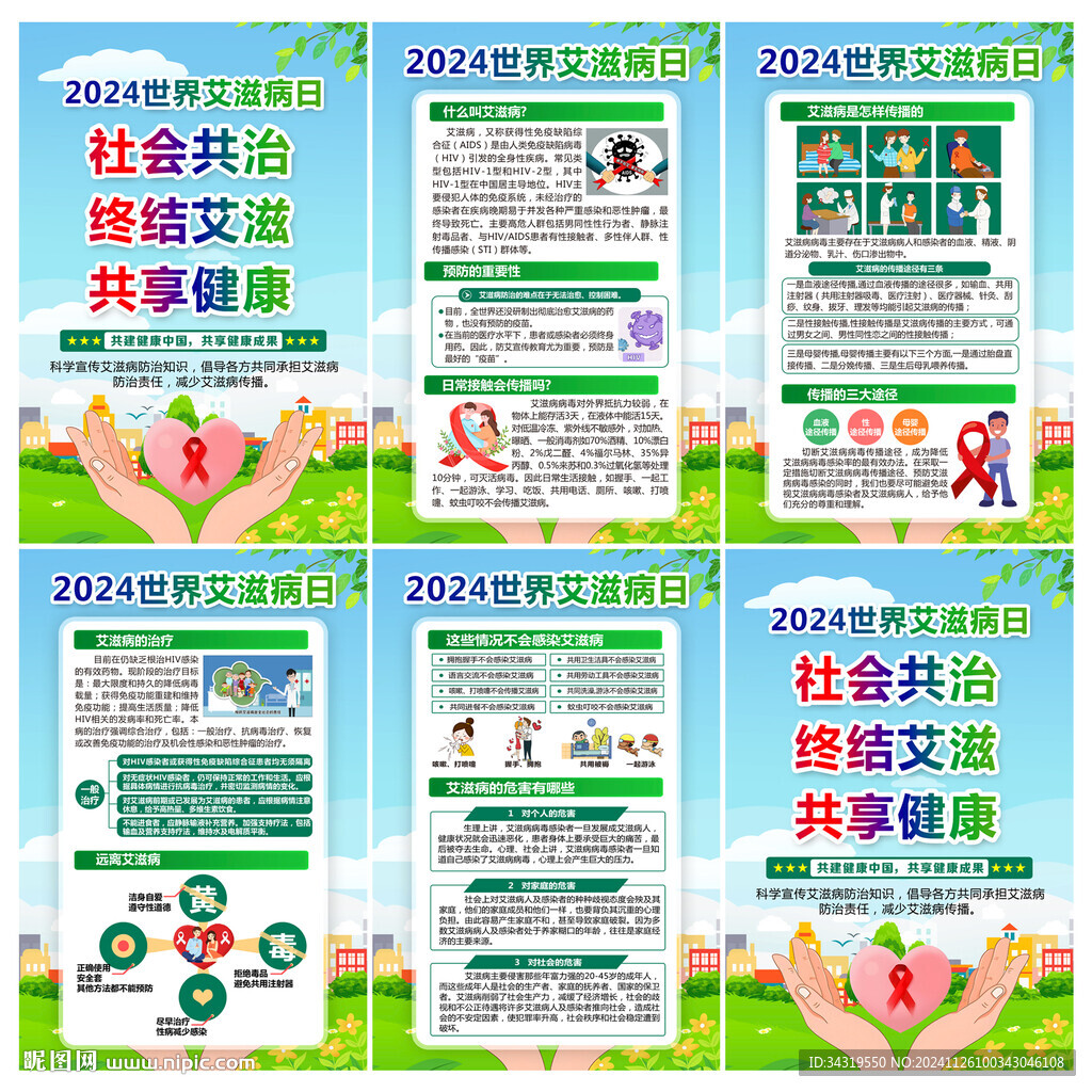 艾滋病日展板