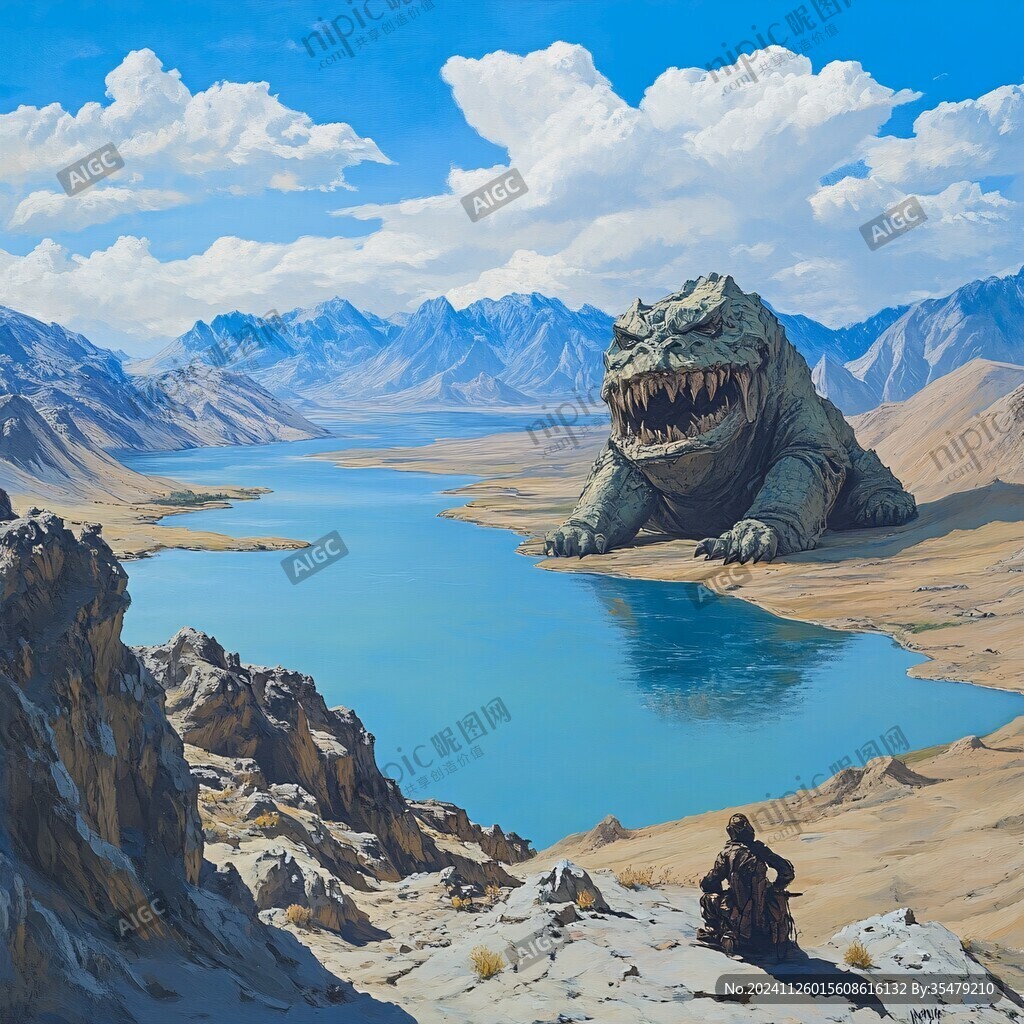 完齒獸插畫