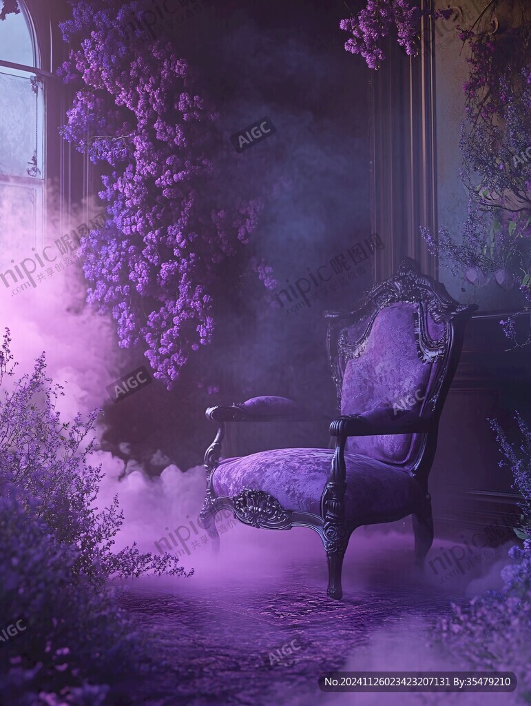 云霧般的粉色虛幻