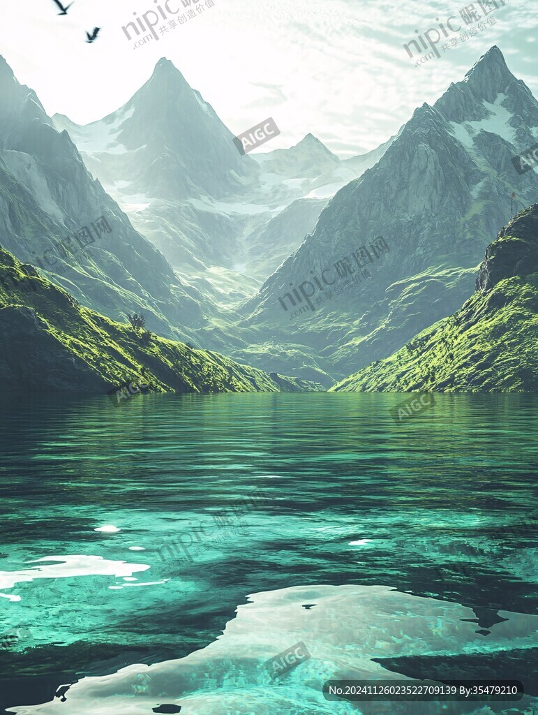 河流河水水資源高山